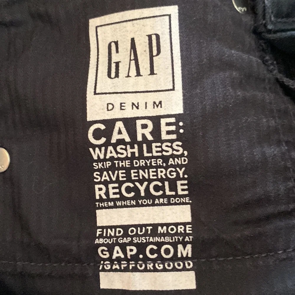Gap Black Shimmer True Skinny High Rise Jeans. Size 26 NWOT. Great for Holidays! - Picture 8 of 9